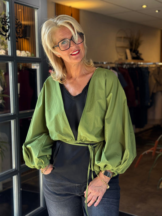 Blouse Balloon/ olive