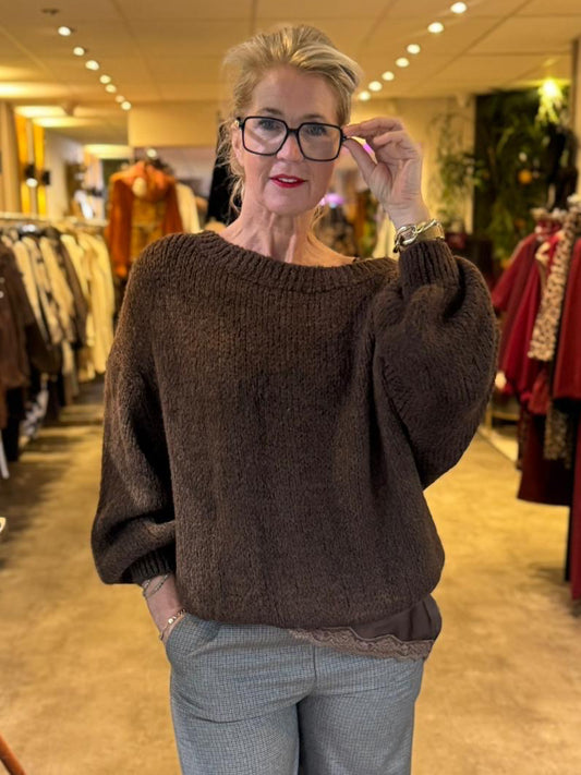Trui Soft Knitt / Bruin