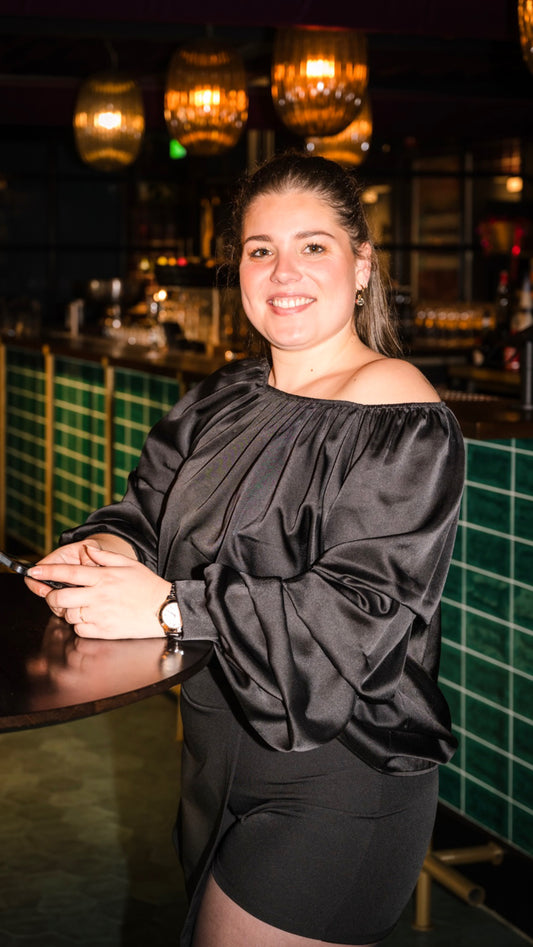 DEAL🔥Blouse ‘Stella’/ Zwart / party collectie