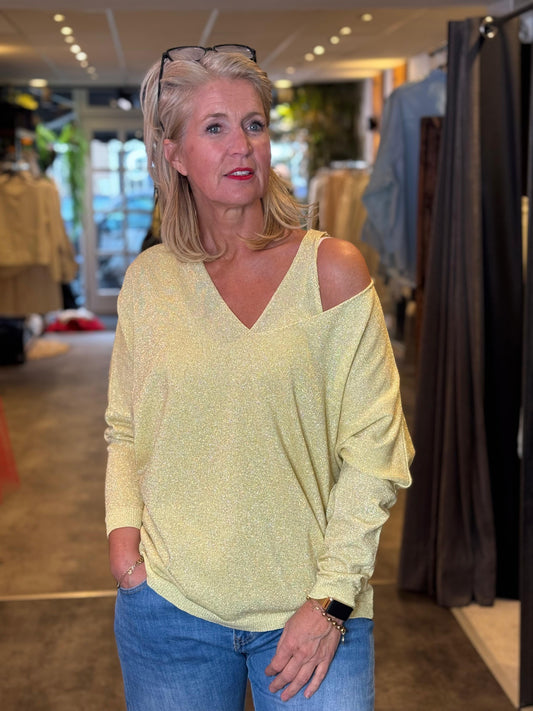 Trui met Top Butterfly/ Geel