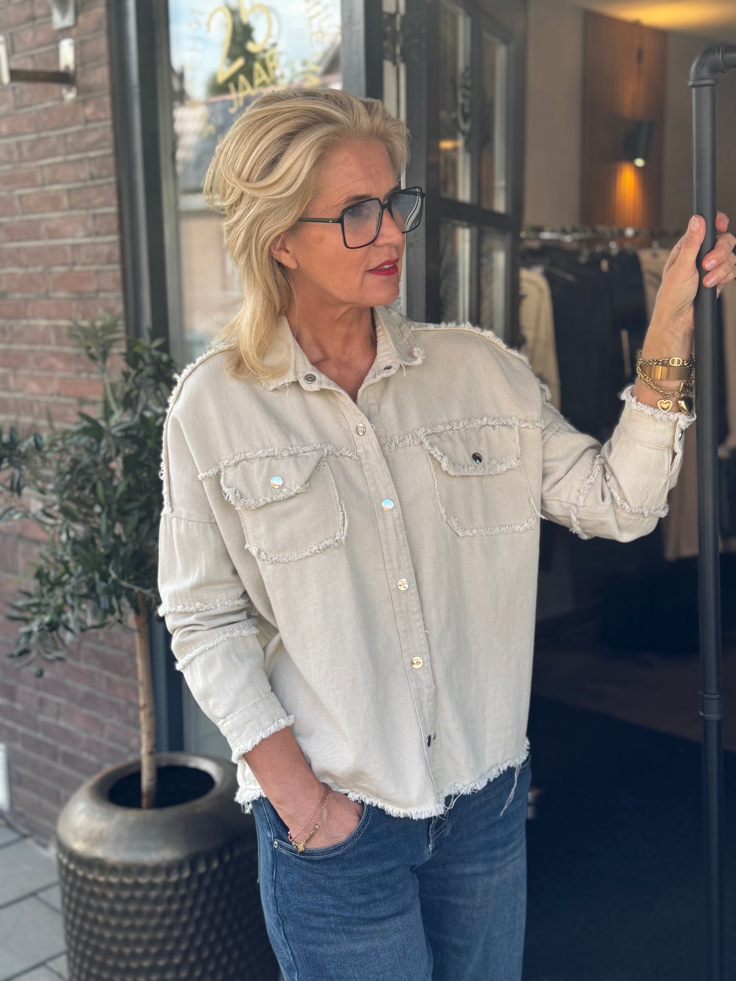 Blouse Edgy / Beige