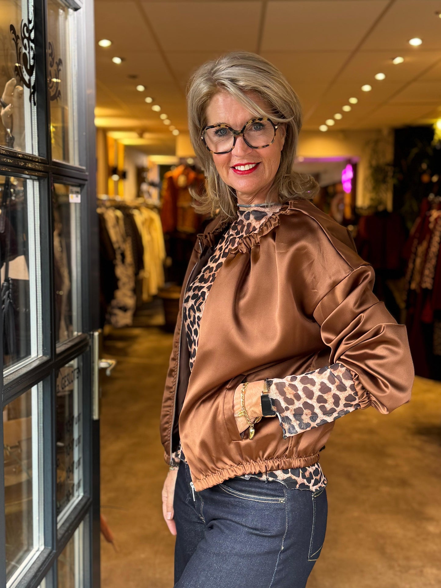 Bomber Azzurro/ Bronz