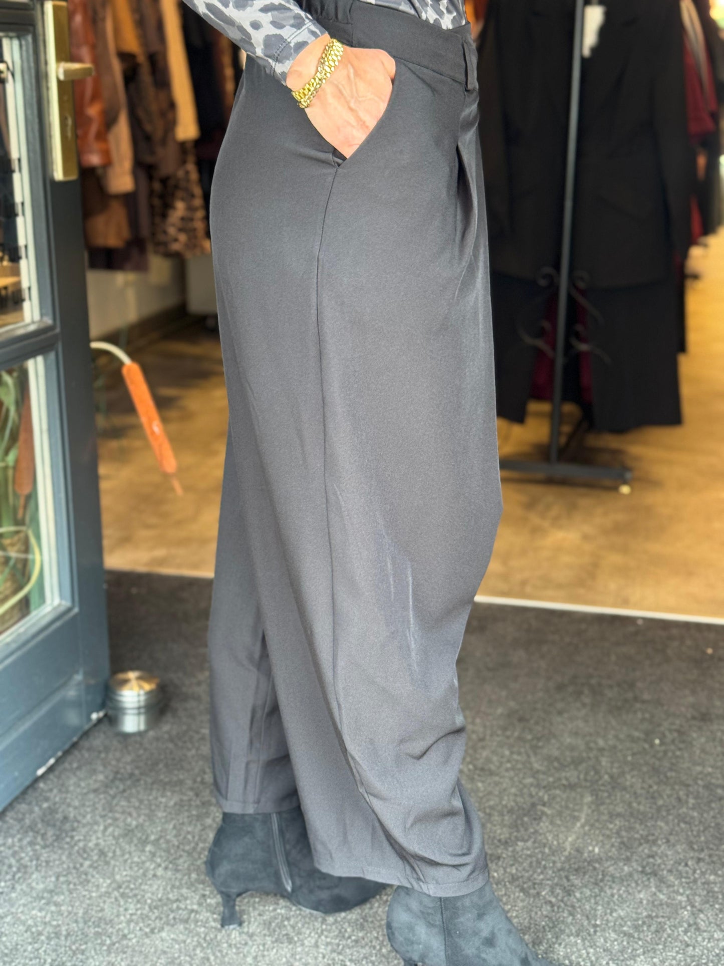 Broek overslag / zwart