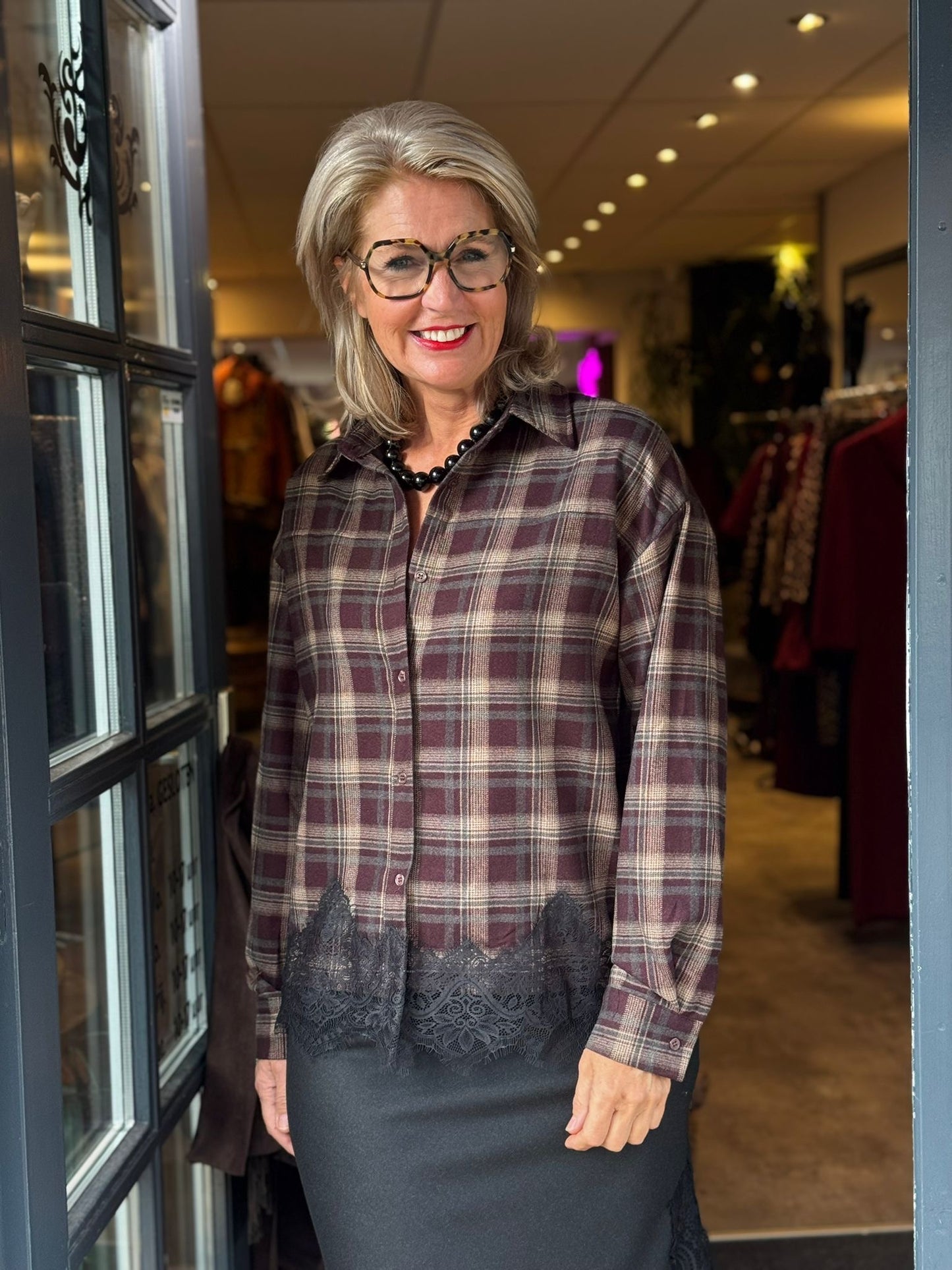 Blouse Grace / Bruin