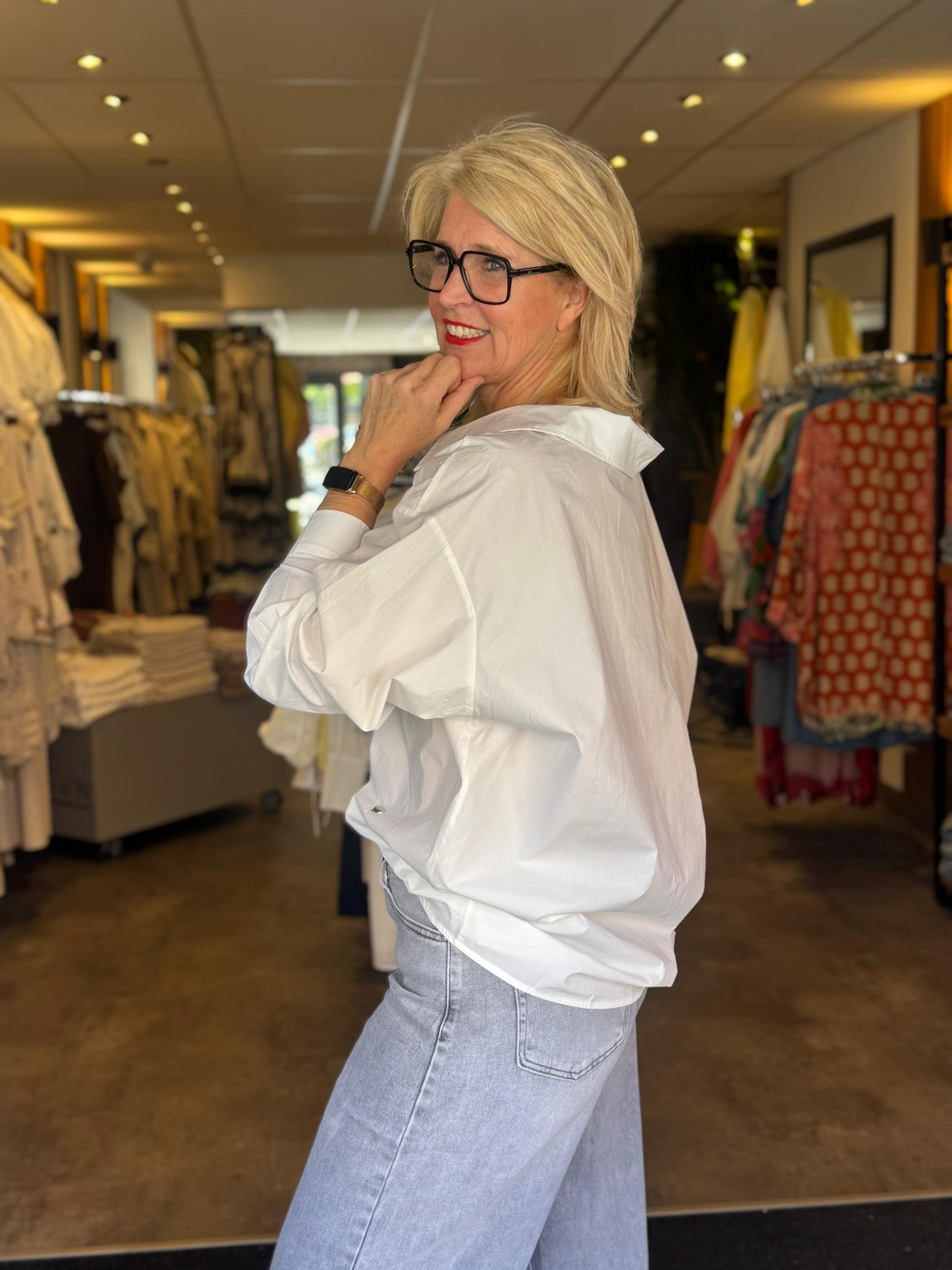 Blouse Love/ wit