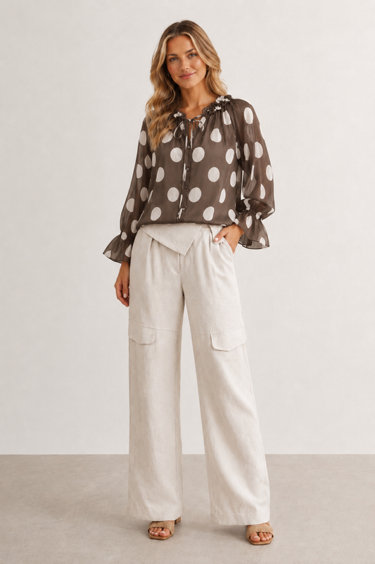 Broek Cargo Linnen