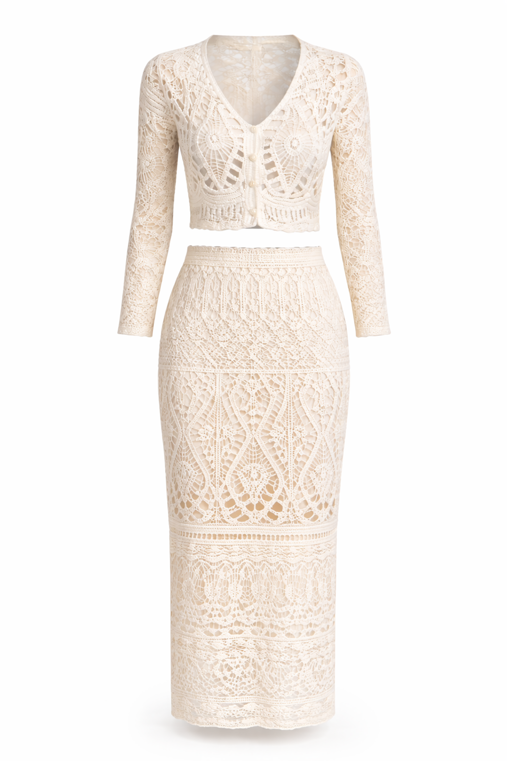 2-delig Set Santorini