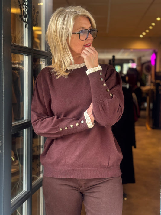Trui Paris /Mocca