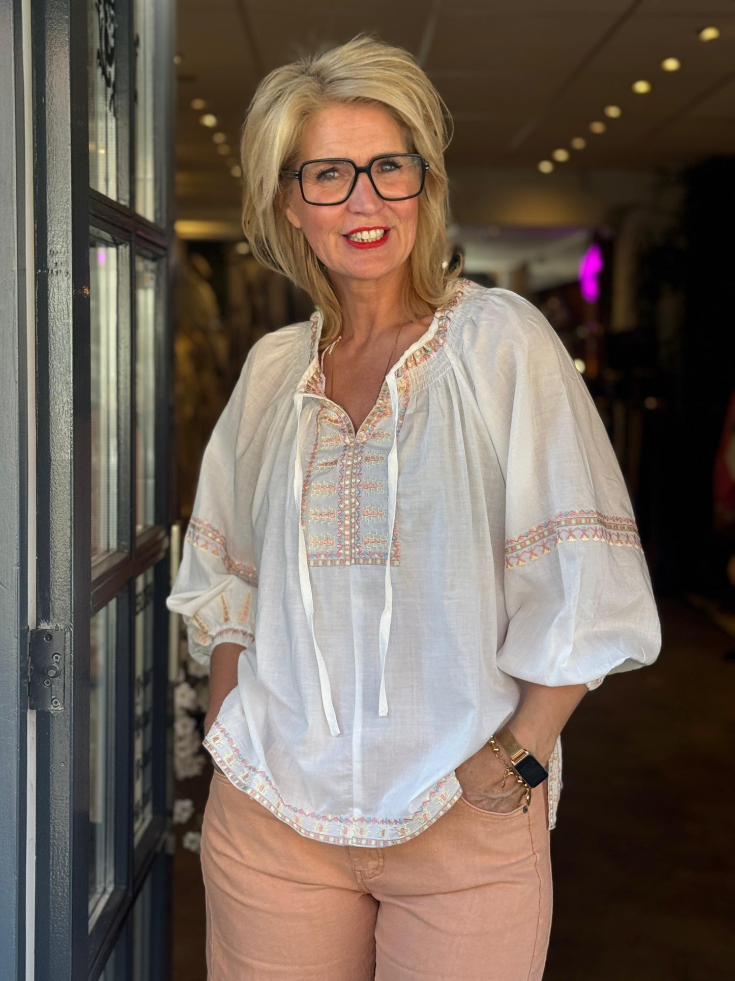 Blouse Lovena/ wit