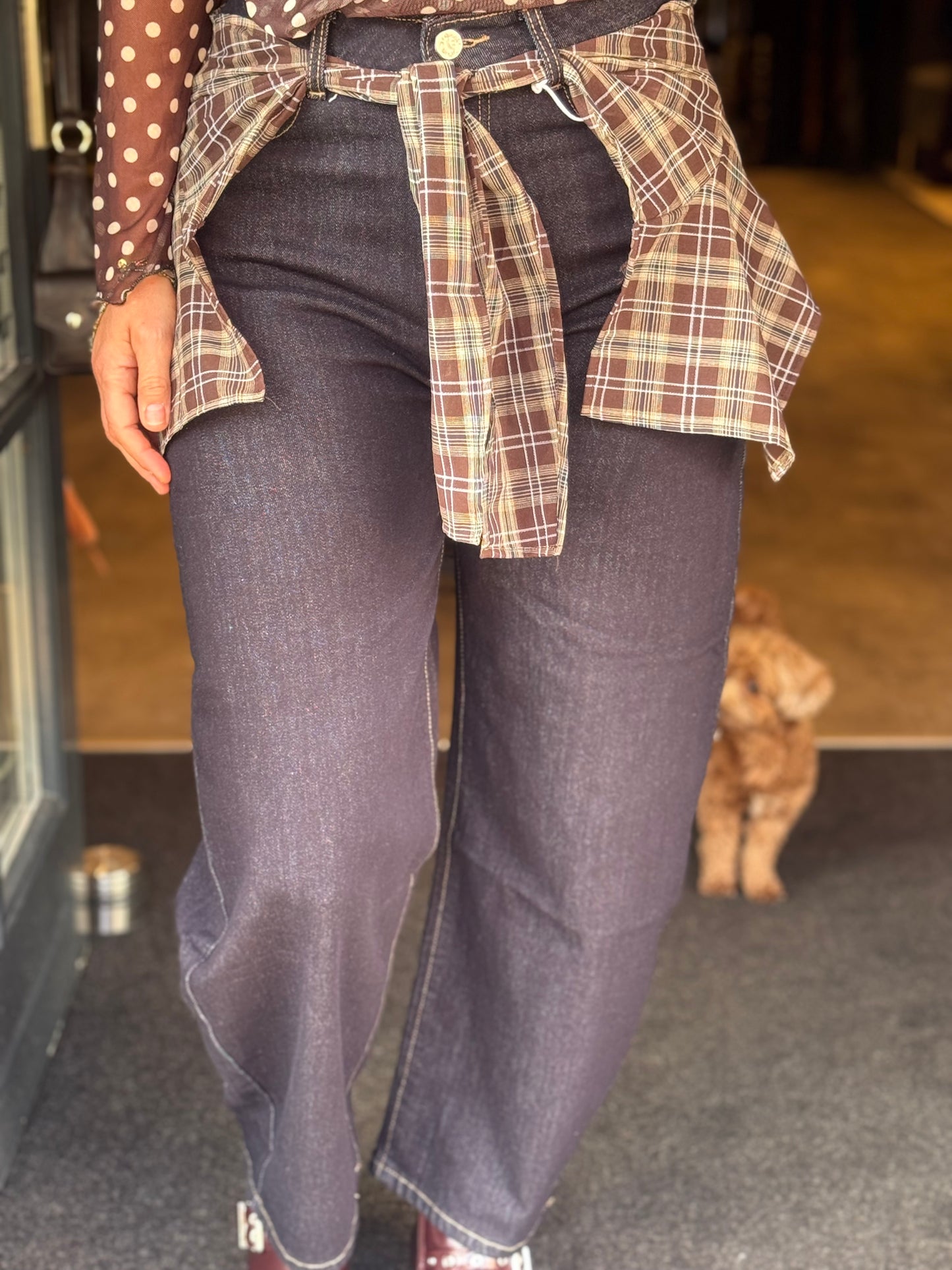 Heupdoek Blouse Ruit