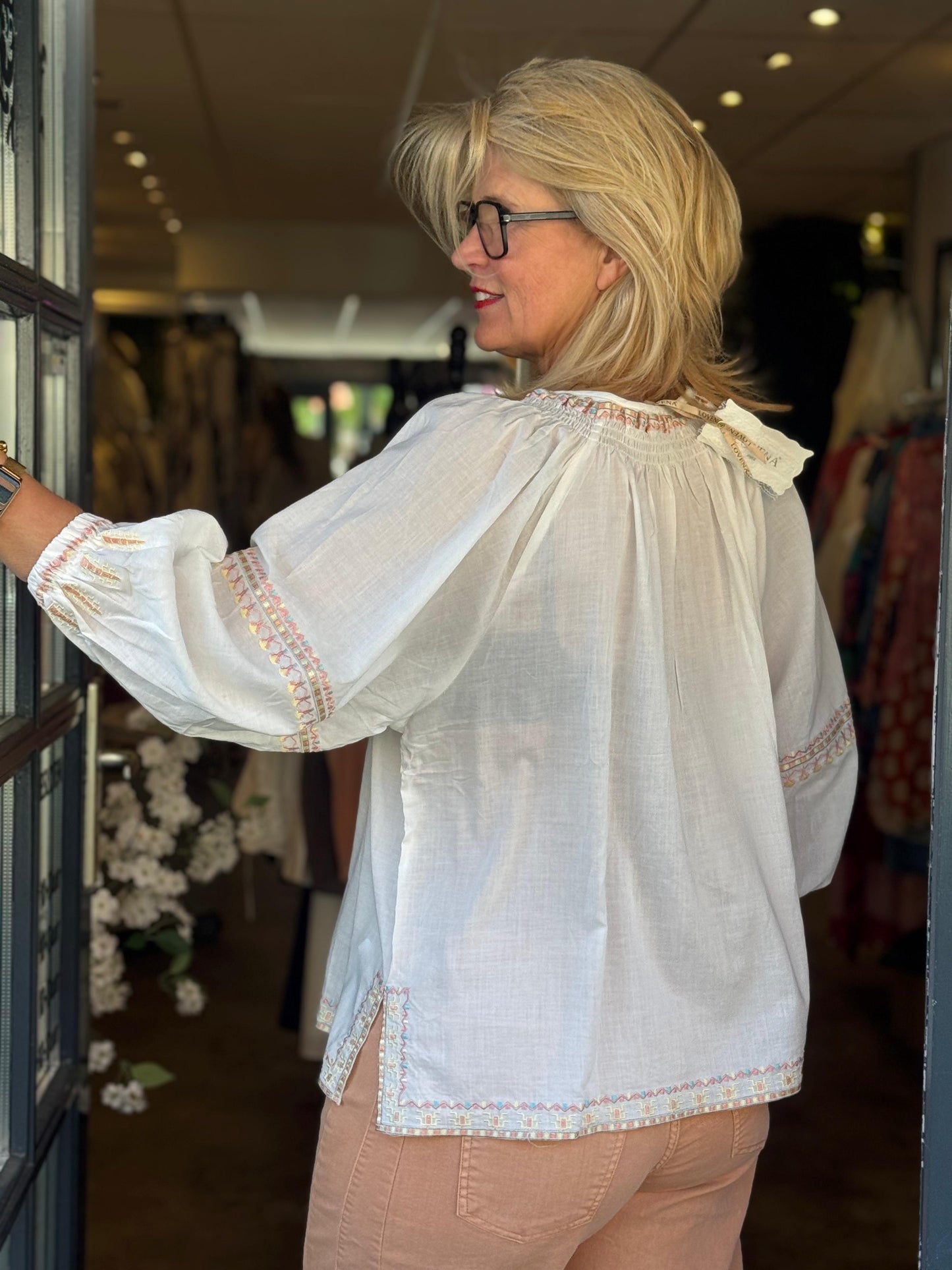 Blouse Lovena/ wit