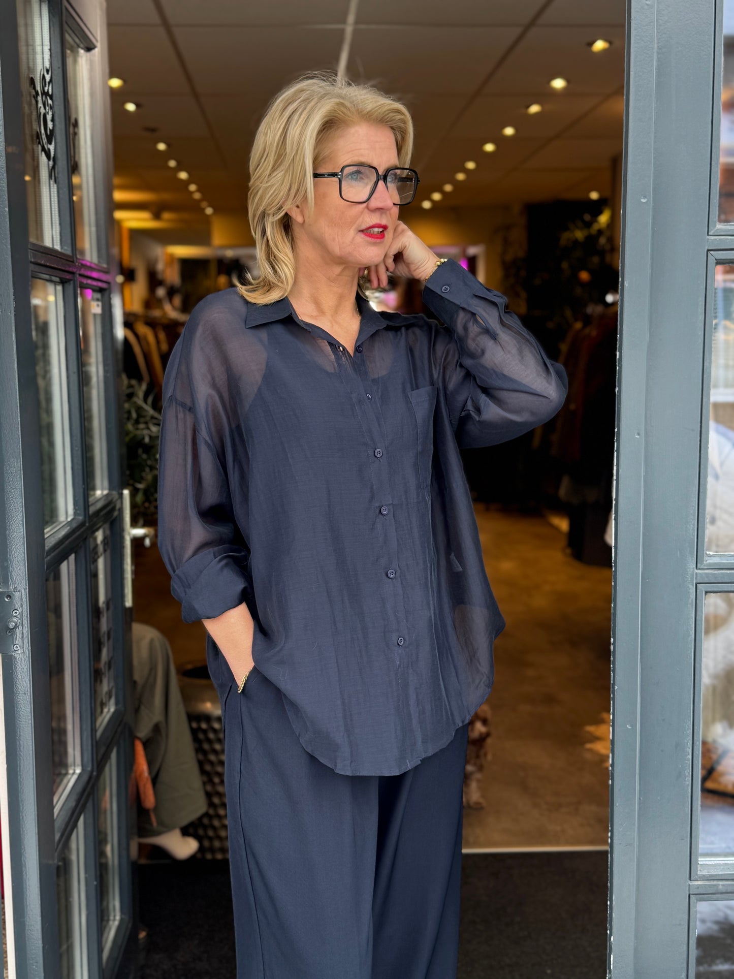 Blouse LE/ D Blauw