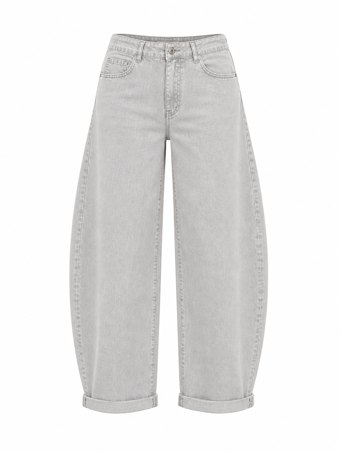 Jeans Barrel/ grijs /t/m 46