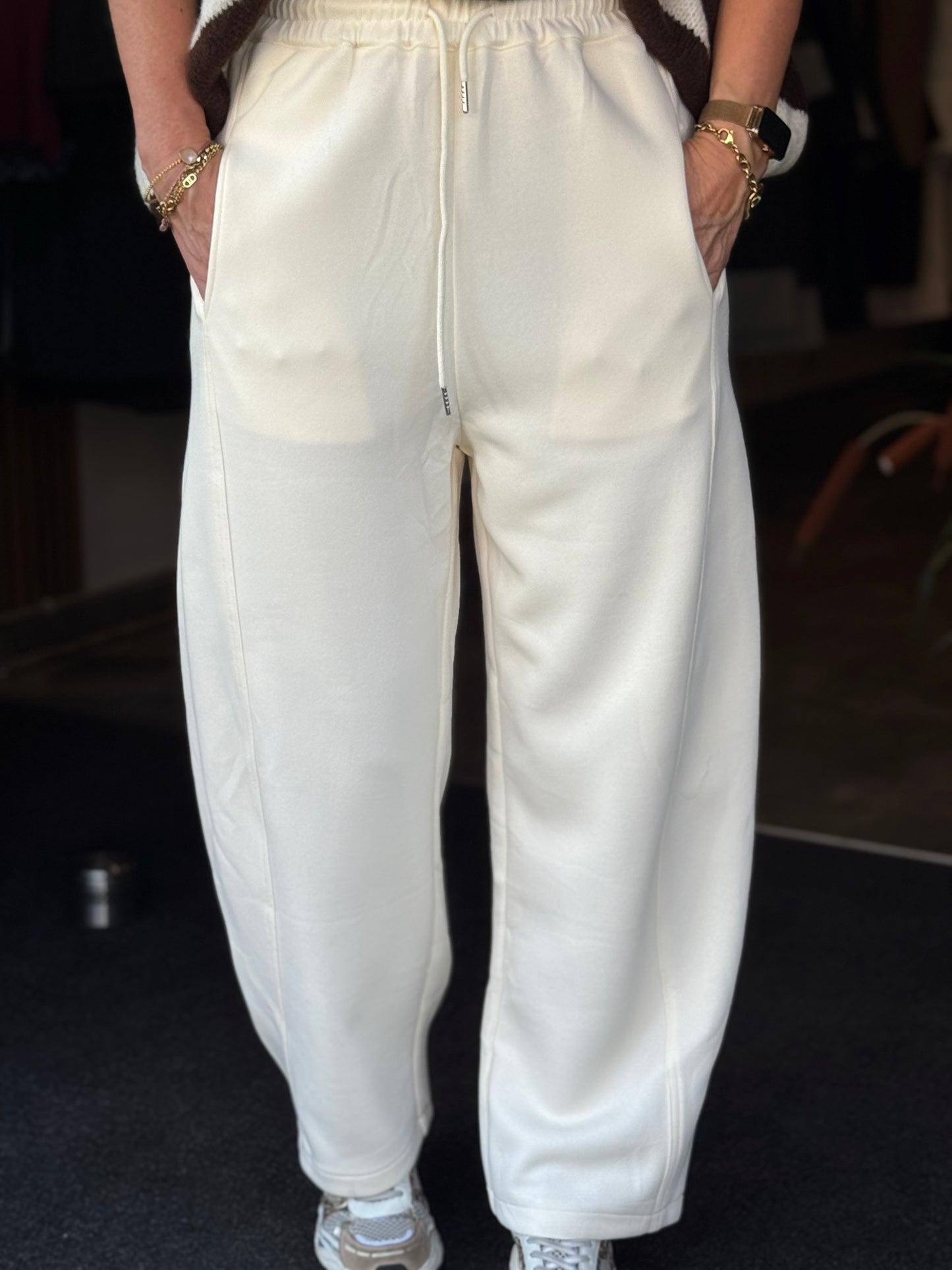 Broek Barrel Comphy / Wolwit