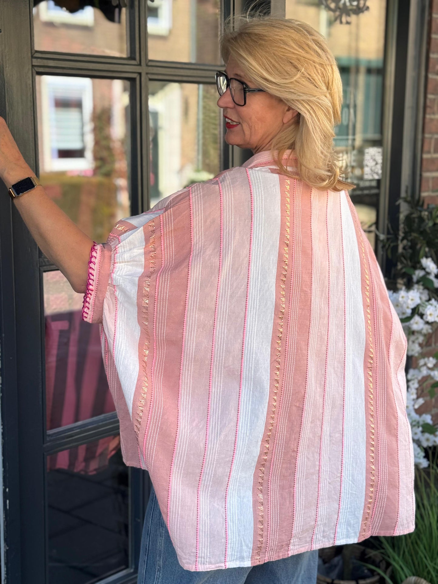 💥DEAL Blouse Gold & Silver/ Roze