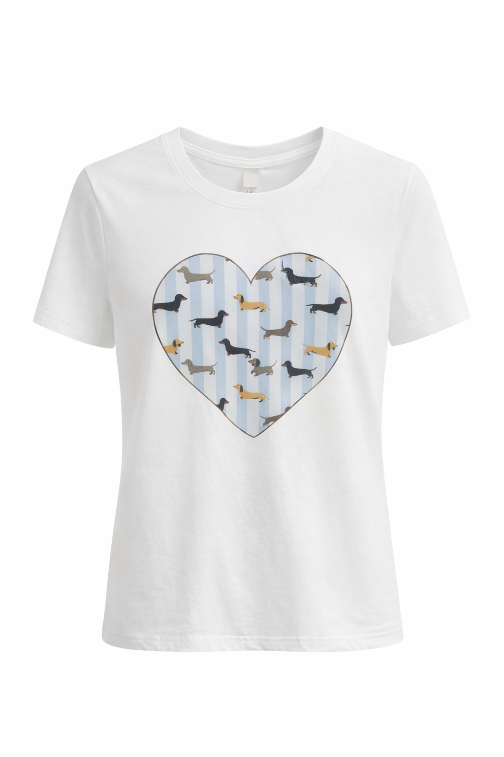 Shirt ❤️Teckel/ licht blauw