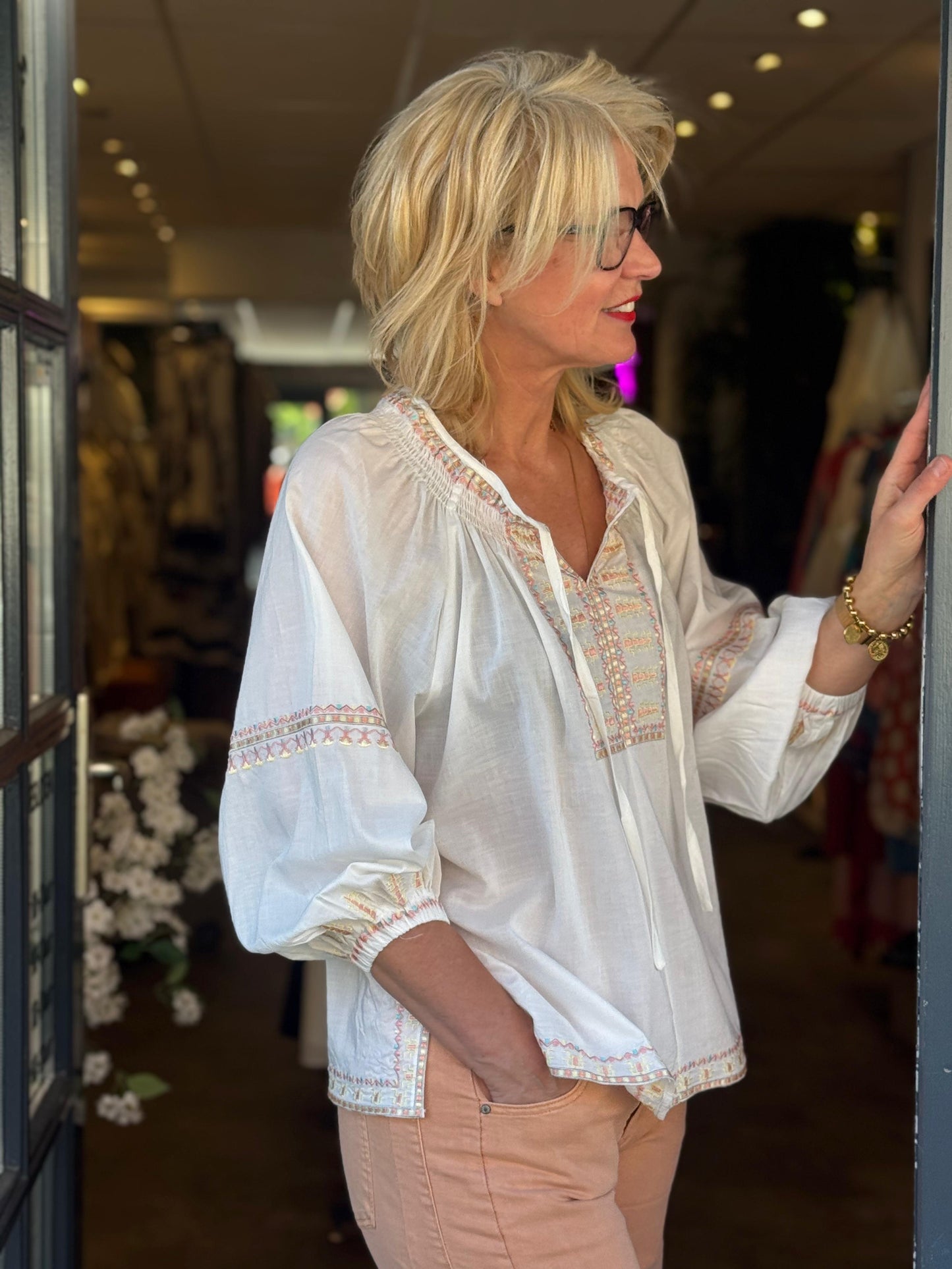 Blouse Lovena/ wit