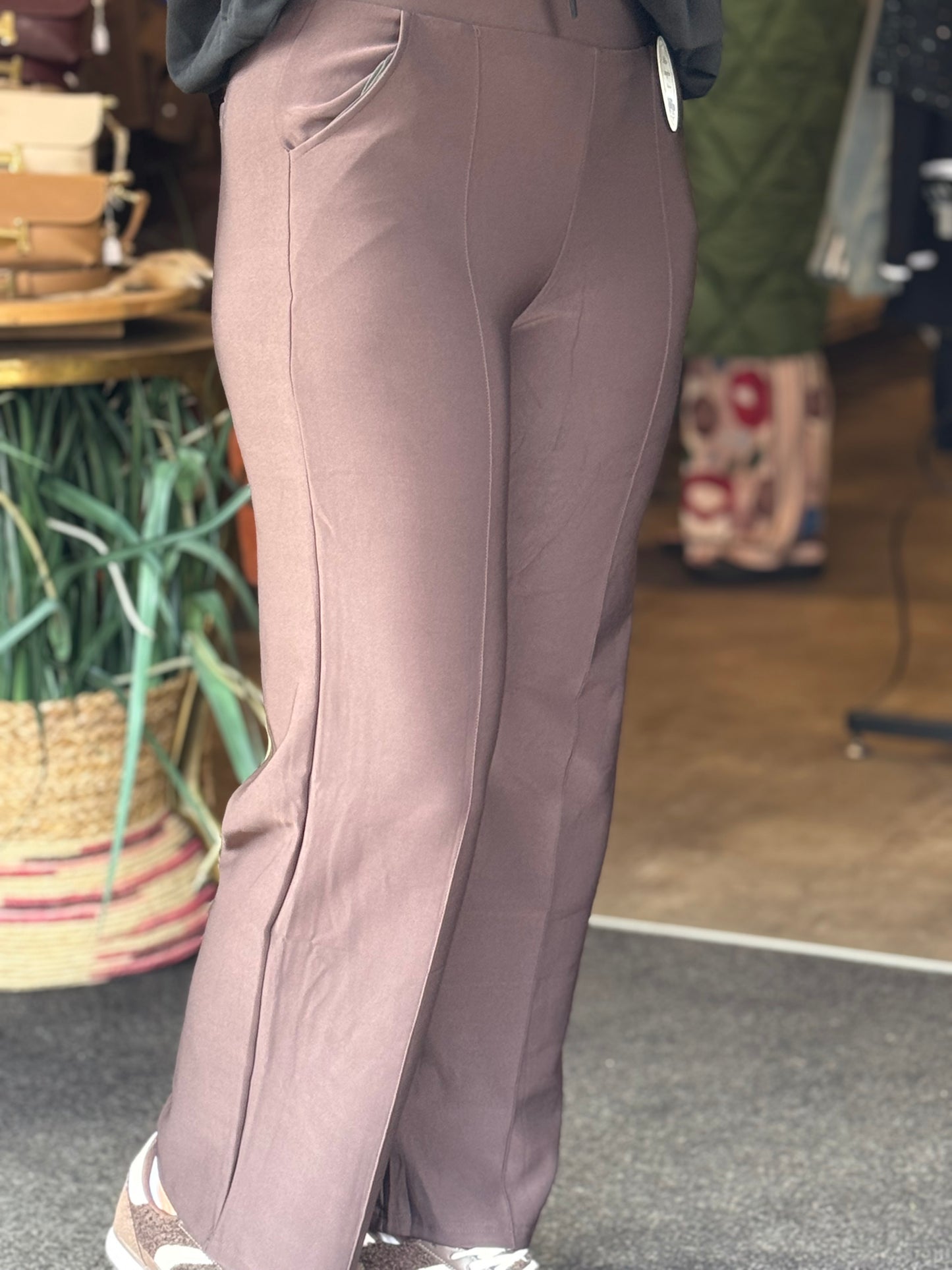 Broek Chic Comfort/ Bruin