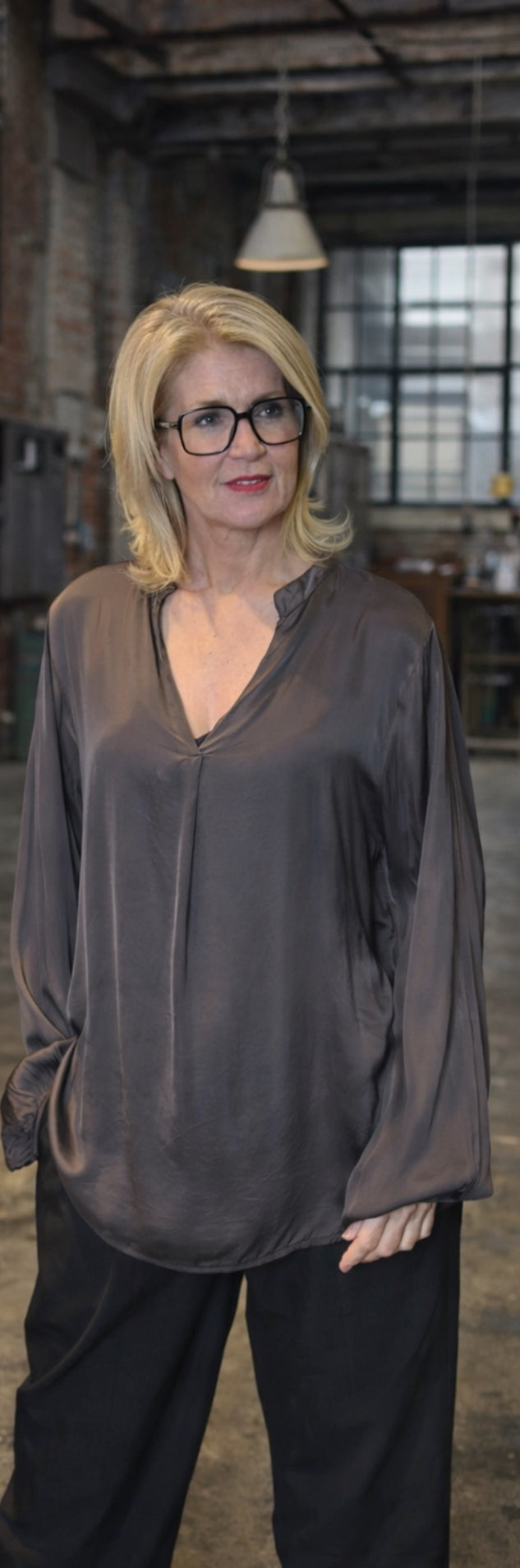 Blouse basicChic/ Bruin