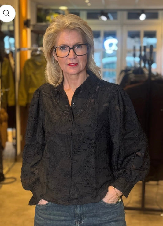 Blouse Azzuro/Zwart