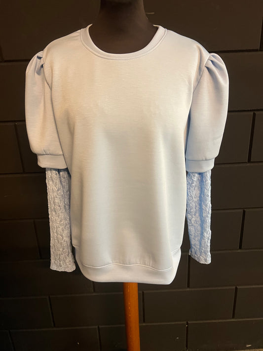 Sweater kanten mouw