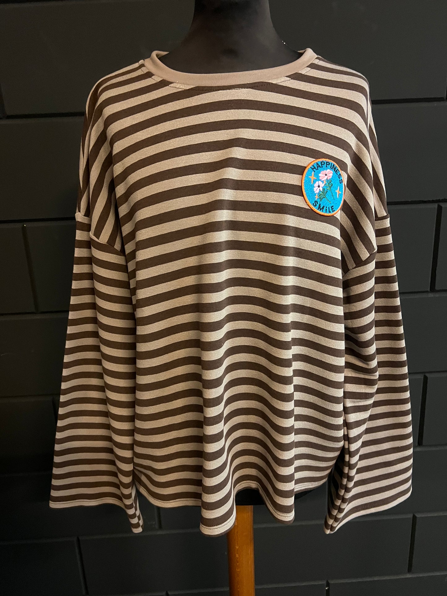 Sweater stripe /bruin-khaki