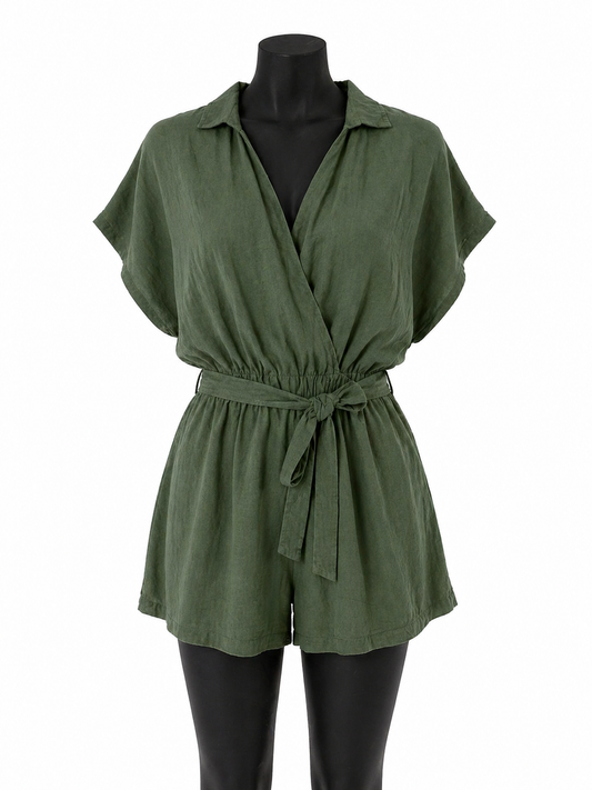 Playsuite Debby/ groen