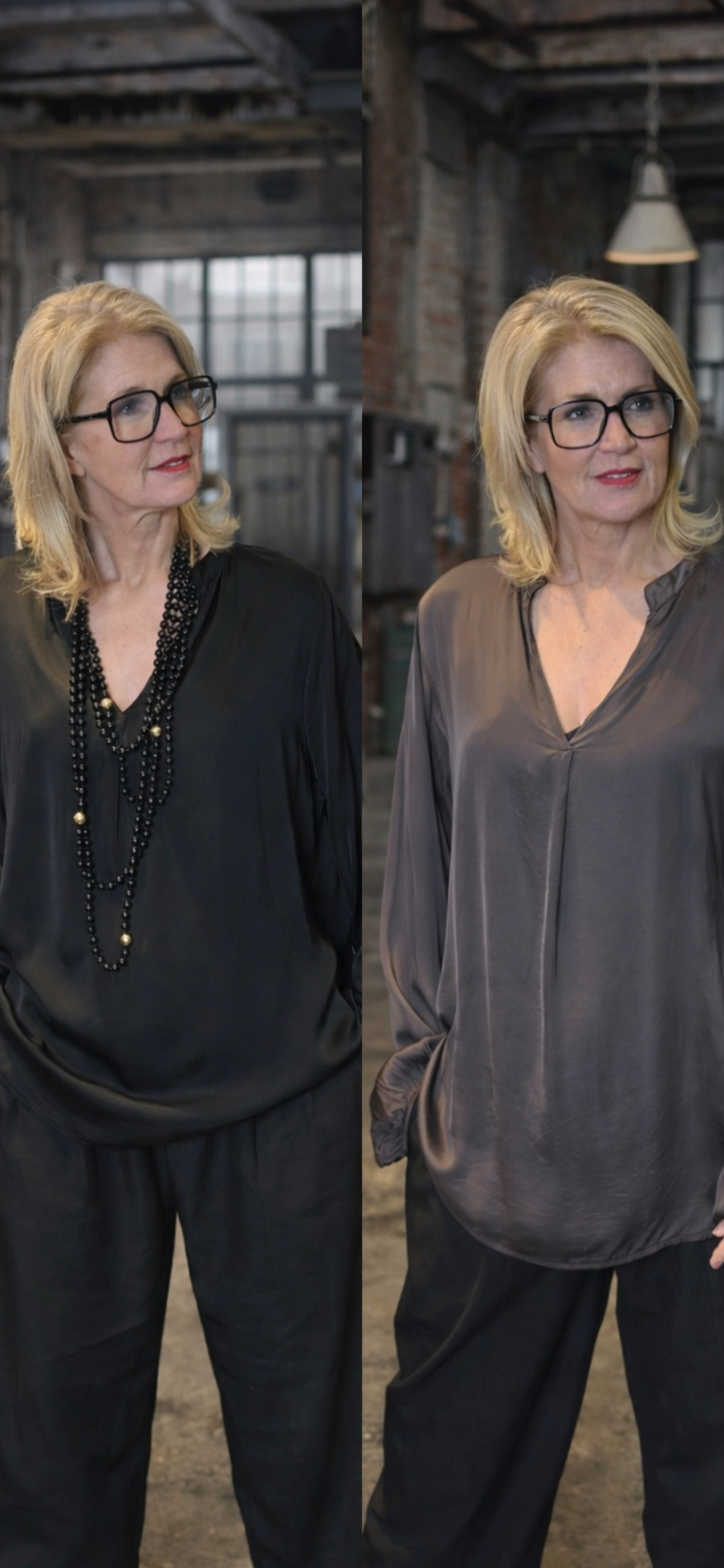 Blouse basicChic/ Bruin