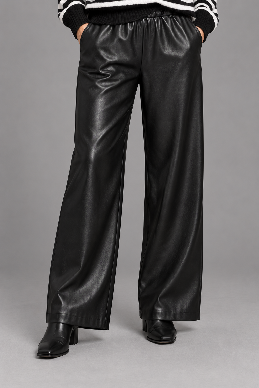 Broek PU/ zwart