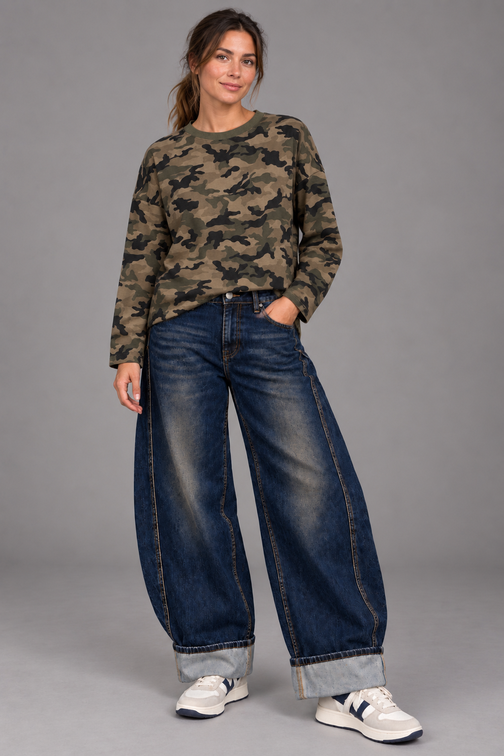 Shirt Longsleeve / camouflage