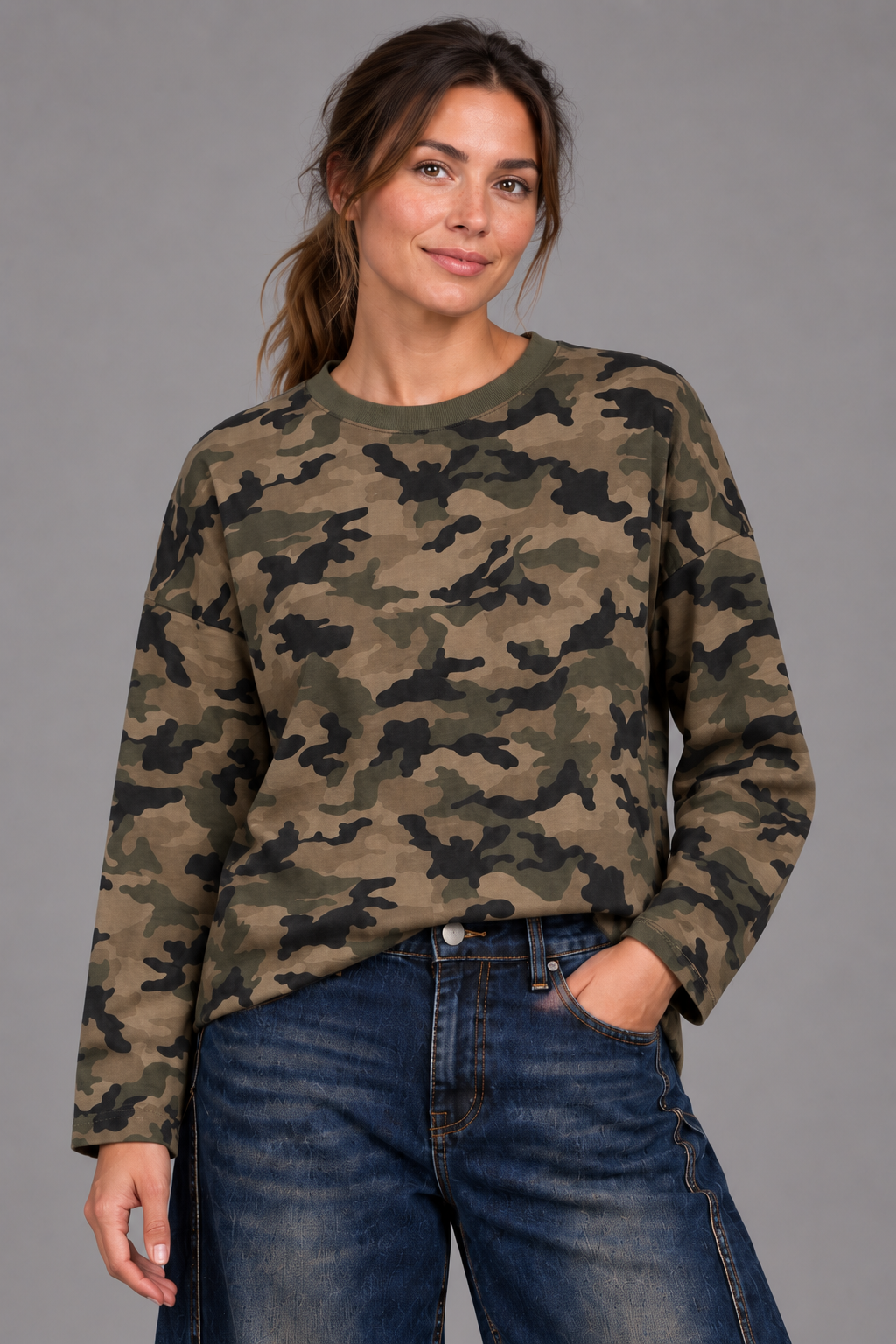 Shirt Longsleeve / camouflage