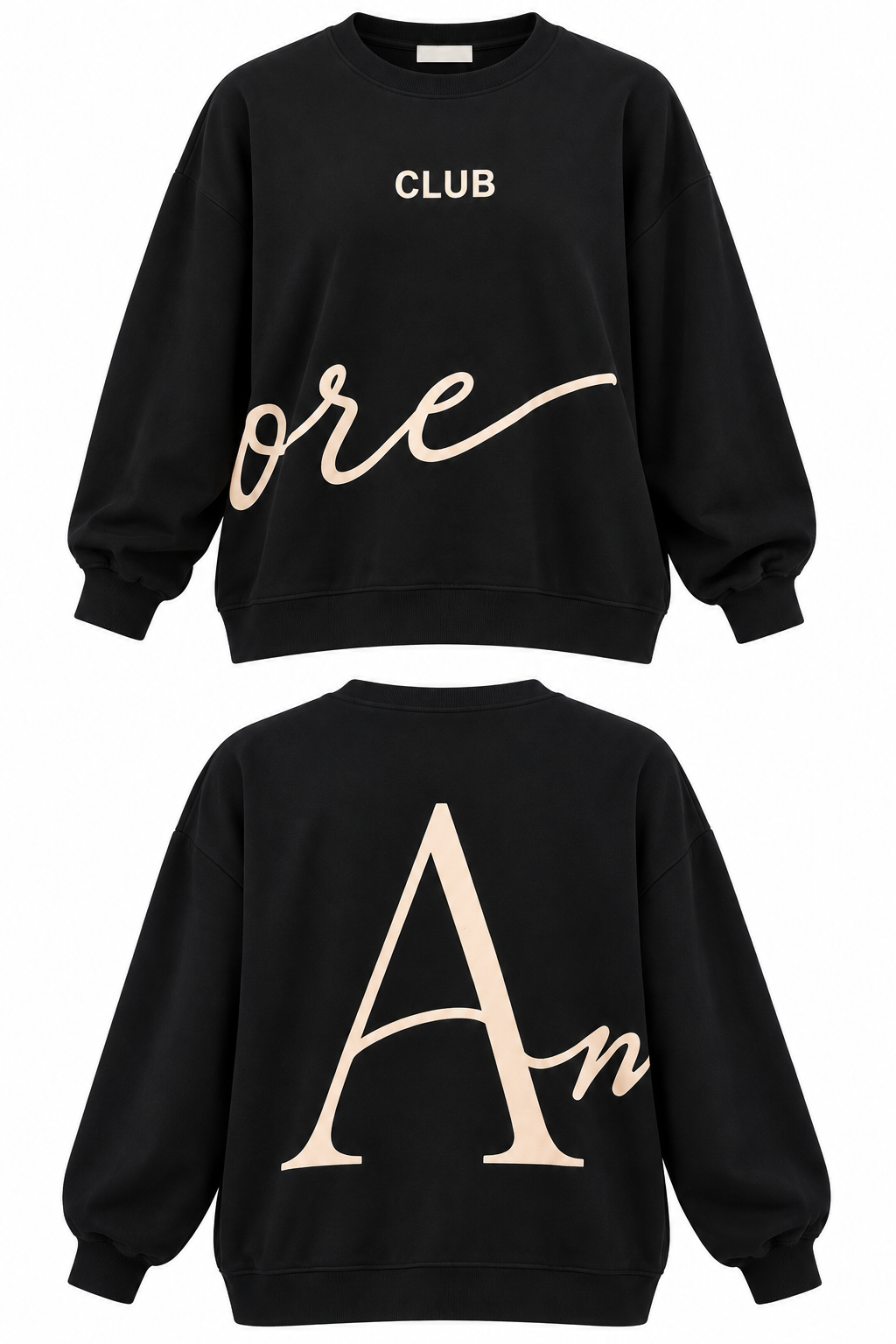 Sweater Club/ zwart