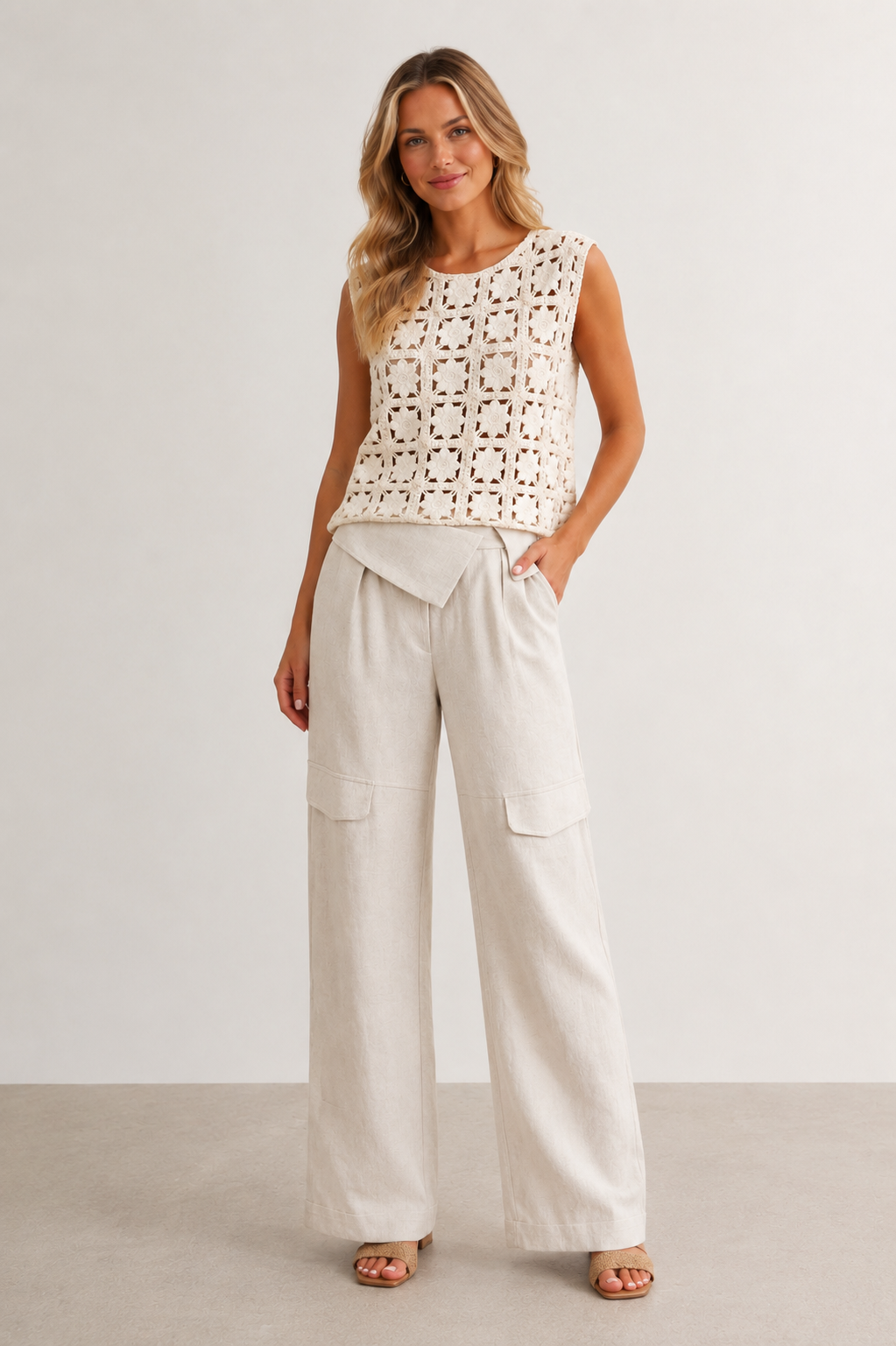 Broek Cargo Linnen