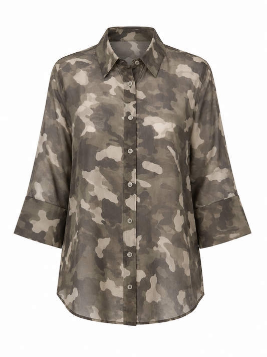 Blouse Tencel/ Camouflage