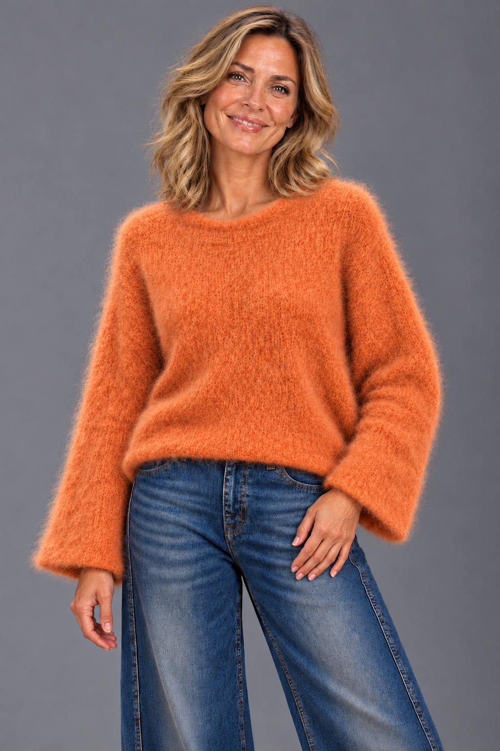 Trui Maeve/ Orange