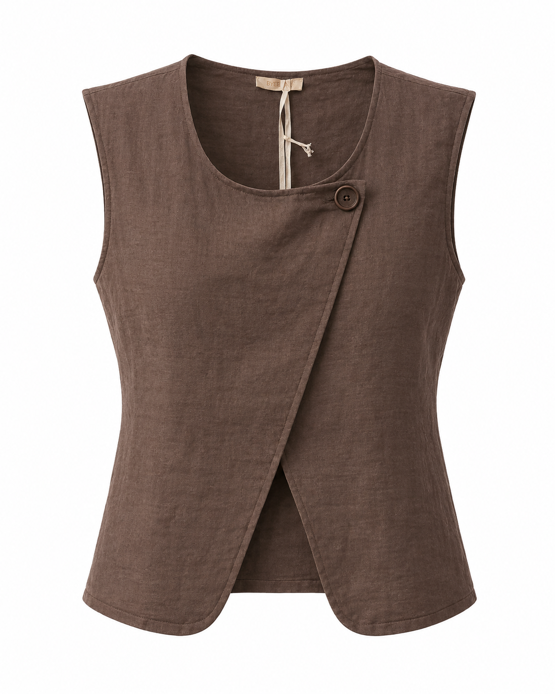 Gilet Lina Linnen/ Choco