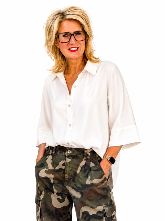 Blouse Tencel/ Off White
