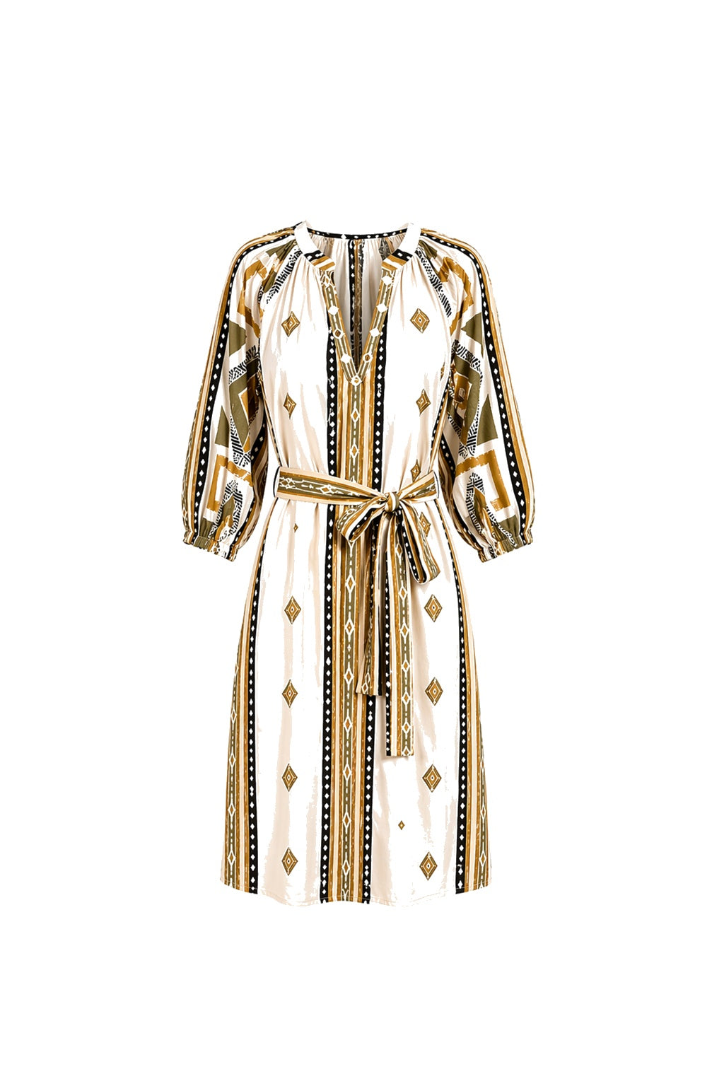 Jurk Tan /midi