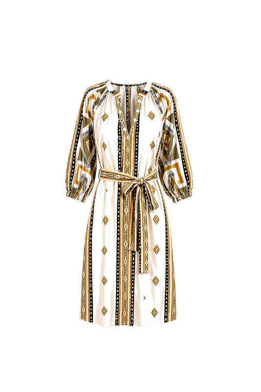 Jurk Tan /midi