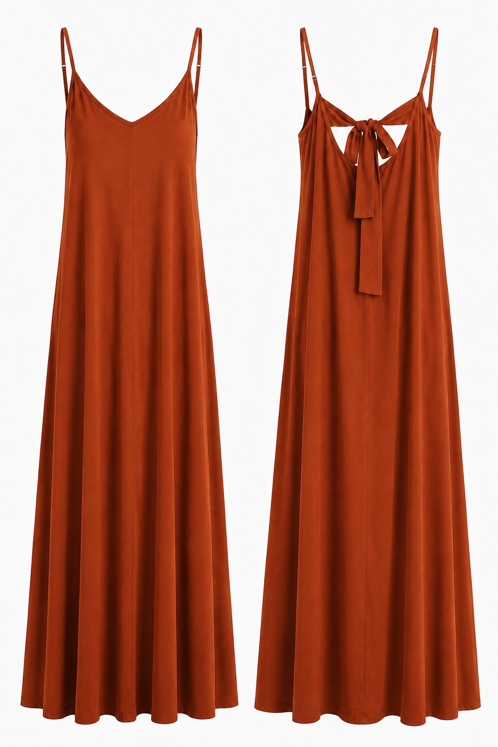 Jurk Stacy Maxi/ Roest