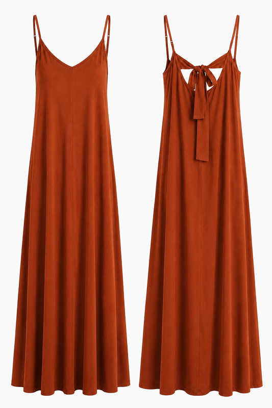 Jurk Stacy Maxi/ Roest
