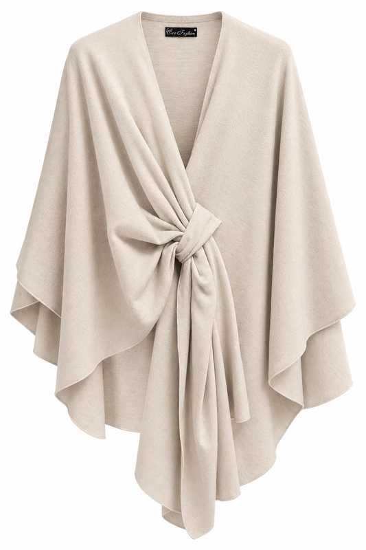 Poncho Isa/ Beige