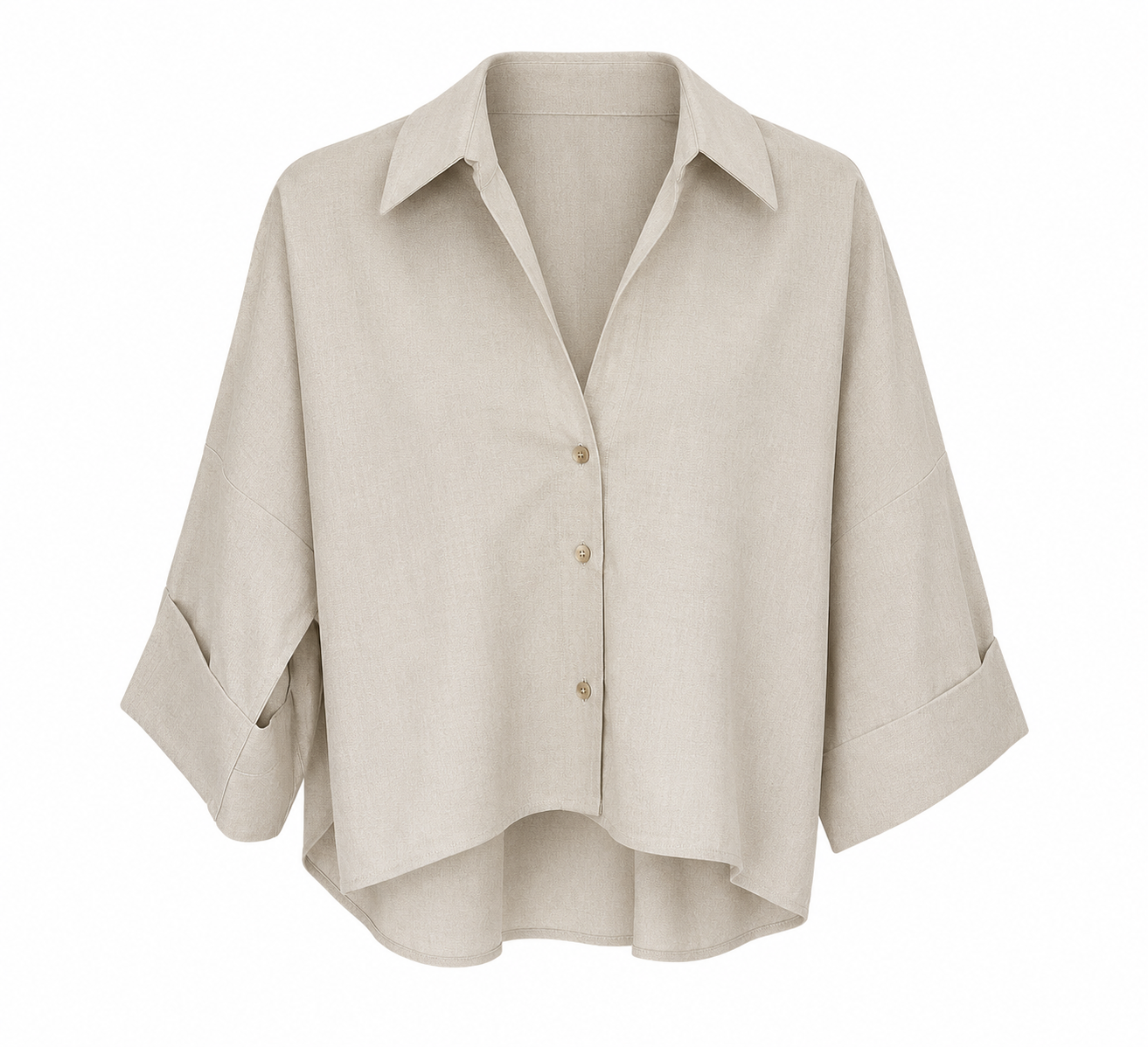 Blouse Linnenlook / Khaki