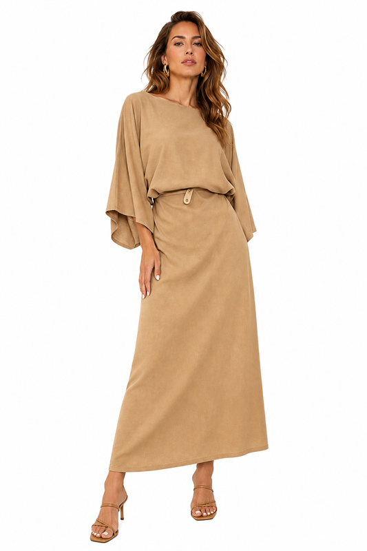 Jurk Belle/ Camel