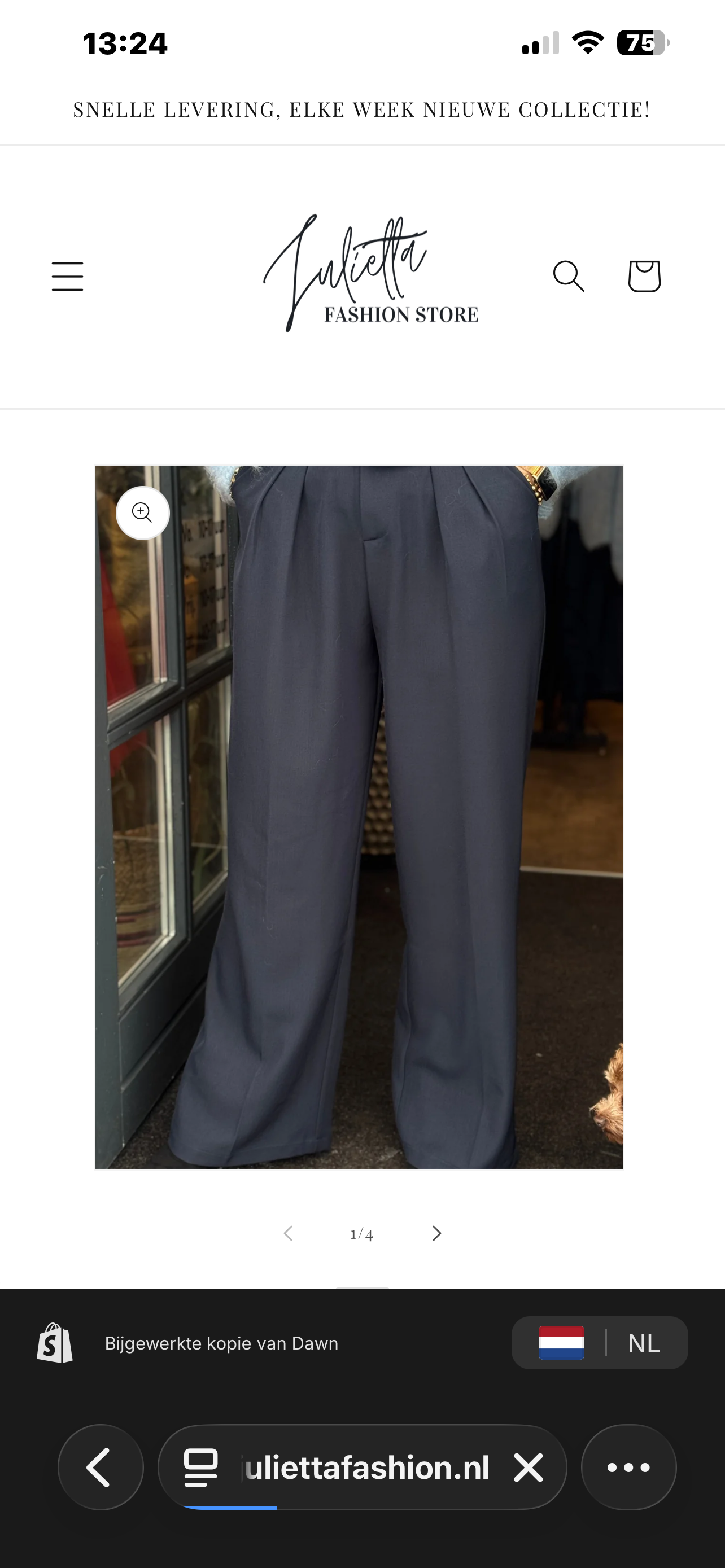Pantalon Gaby/ d Blauw