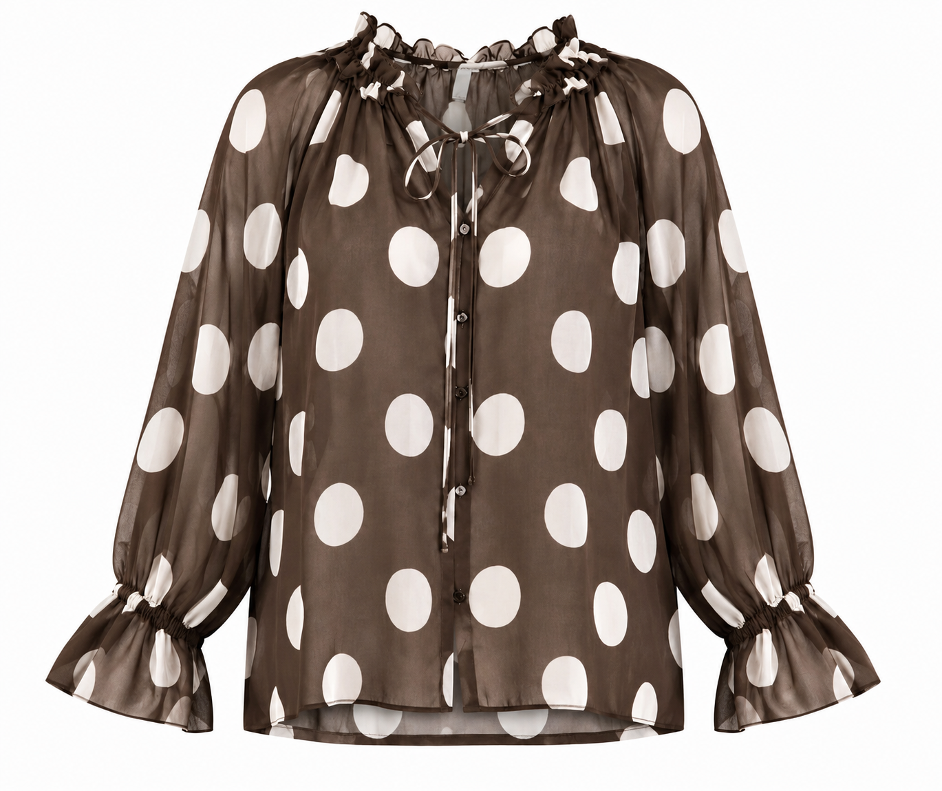 Blouse Dot/ Bruin