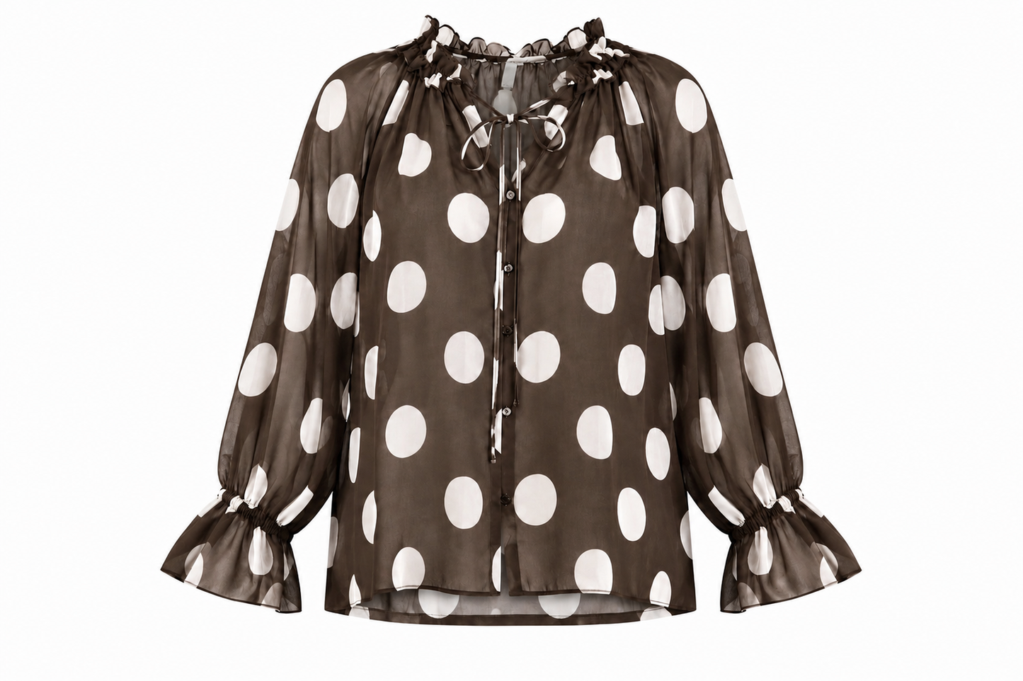 Blouse Dot/ Bruin