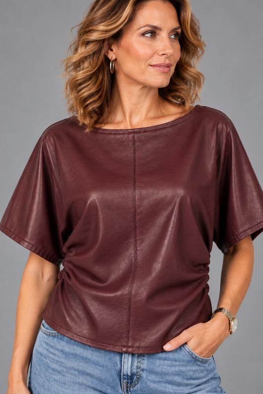 Top Milano/ Aubergine