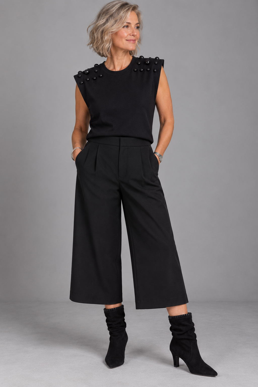 Top Studs/ zwart