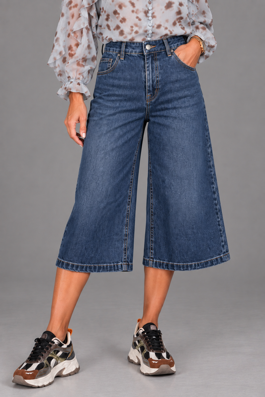 jeans Culotte /D Washing